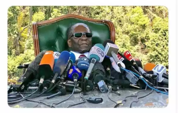 Caption This New Photo Of Robert Mugabe